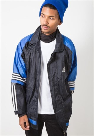 VINTAGE 90S ADIDAS RAINCOAT JACKET / 1736