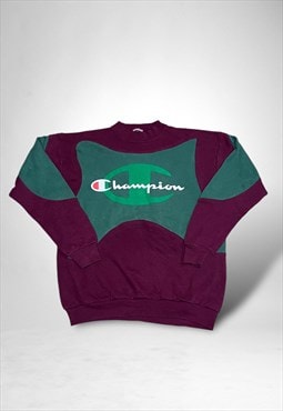 Reworked Champion Embroidered Sweatshirt