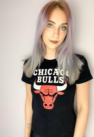 VINTAGE 90S CHICAGO BULLS BLACK SHIRT
