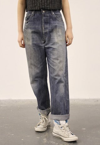 VINTAGE LEVI'S 501 BLUE MOM JEANS