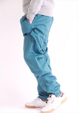 VINTAGE TURQUOISE TRACKSUIT BOTTOMS