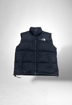 Vintage Y2K Black The North Face Nupste Sleeveless Puffer