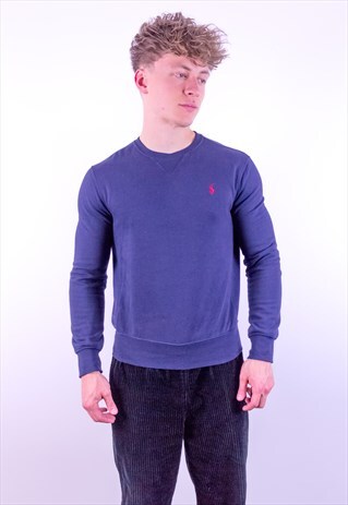 VINTAGE RALPH LAUREN SWEATSHIRT IN BLUE