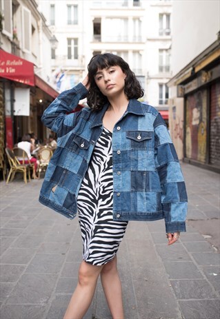 PATCHWORK DENIM JACKET