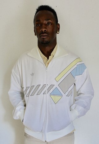 VINTAGE ADIDAS LENDL STYLE TENNIS JACKET SMALL
