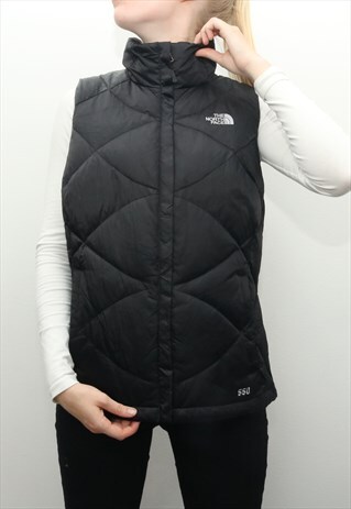 north face padded gilet