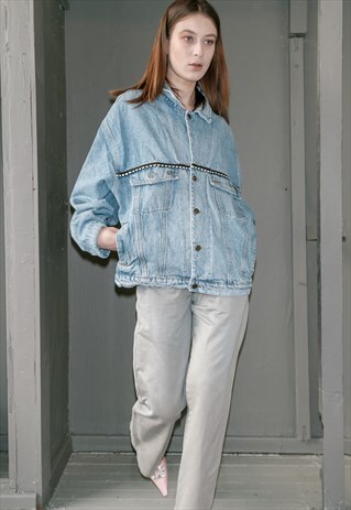 VINTAGE OVERIZED DENIM JACKET