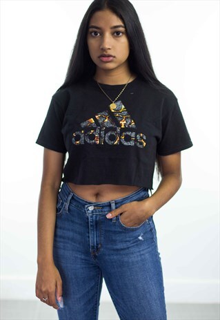 VINTAGE REWORKED ADIDAS LOGO T-SHIRT 90S X 3.1