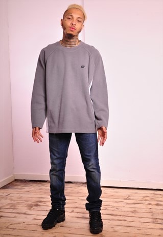 VINTAGE NIKE 90S RETRO GREY SWEATER