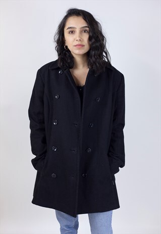 VINTAGE 90'S CALVIN KLEIN JEANS WOOL COAT
