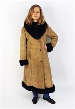 Vintage sheepskin Penny Lane coat from 70's