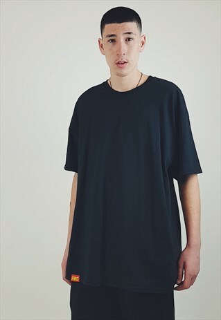 FMC BAGGY OVERSIZED T-SHIRT PLAIN BLACK