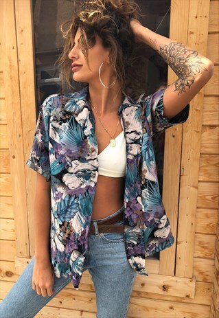 OVERSIZED RETRO 90S 80S VINTAGE UNISEX FESTIVAL SHIRT