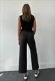 ARMANI VINTAGE TROUSERS 90S WIDE LEG GIORGIO BROWN W28