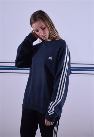 FADED BLACK ADIDAS CLASSIC SWEATSHIRT