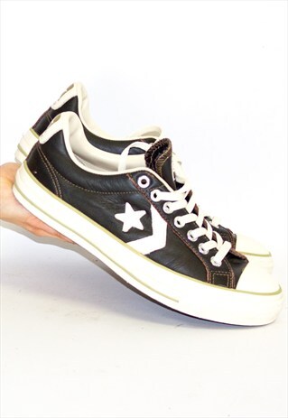 VINTAGE LEATHER ALL STAR CONVERSE UK 9