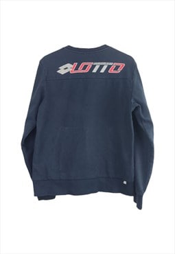 Vintage Lotto Sweatshirt in Blue M