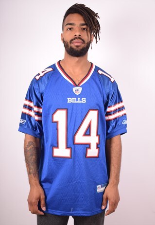 REEBOK NFL MENS VINTAGE BUFFALO BILLS FITZPATRICK JERSEY XXL