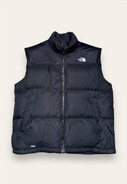 Vintage Y2K Black The North Face Nupste Sleeveless Puffer