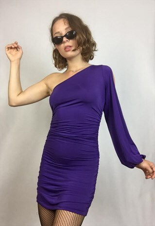 90S PURPLE DRESS