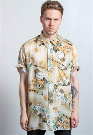 VINTAGE OVERSIZED ABSTRACT SHIRT