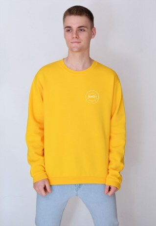 YELLOW 5 EMBLEM (WHITE) SWEATSHIRT