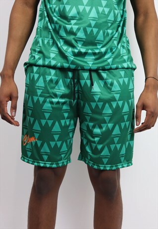 RETRO/ 90'S SPORTS CLUB VINTAGE INSPIRED FOOTBALL SHORTS