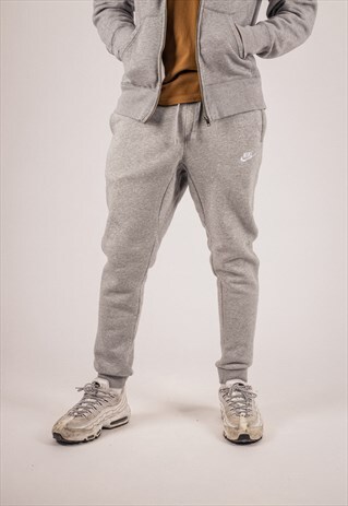 NIKE CLASSIC TAPERED JOGGERS IN GREY