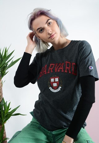 CHAMPION CHAMPION COLLEGE T-SHIRT IN GREY.