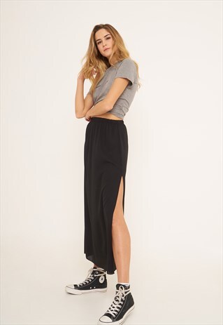 BLACK LONG SKIRT