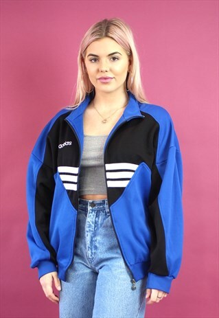 VINTAGE 90'S ADIDAS TRACK TOP BOMBER JACKET