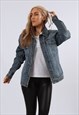 VINTAGE Y2K ESPRIT DENIM JACKET OVERSIZED SLIM 14 L (C5AA)