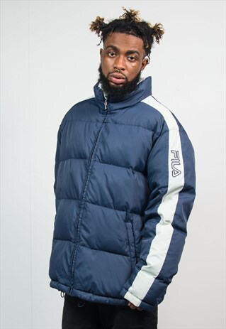 VINTAGE FILA PUFFER JACKET PUFFA COAT