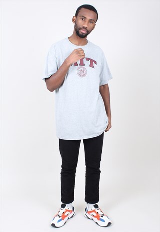 VINTAGE CHAMPION T-SHIRT IN GREY