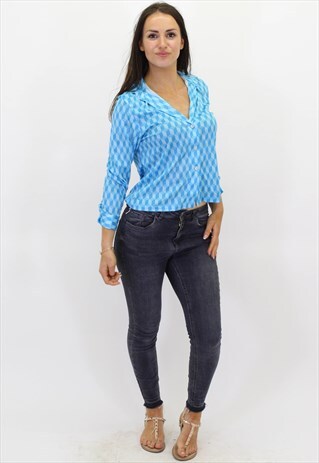 VINTAGE ABSTRACT PATTERN FESTIVAL SHIRT