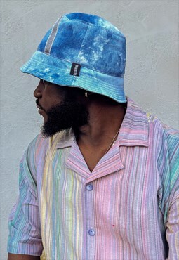 Tribute Seven - Denim Bucket Hat/  Blue