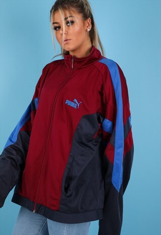 VINTAGE PUMA TRACK JACKET IN MULTI NJ647