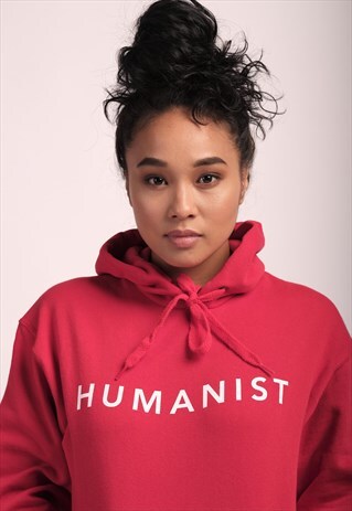 THE HUMANIST RED HOODIE