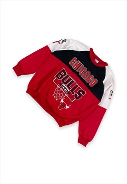 Chicago Bulls vintage 90s screen printed design sweatshirt 
