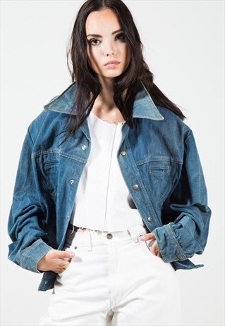 VINTAGE 80S CLASSIC LEE DENIM JACKET / S8892