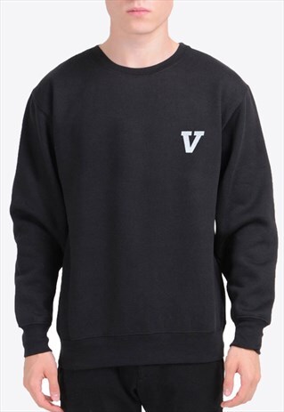 BLACK V SWEATSHIRT