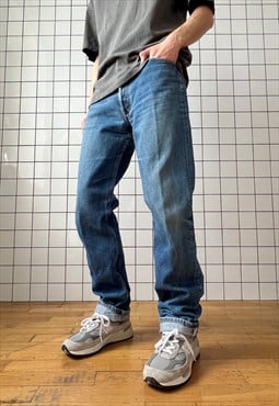 Vintage LEVIS 501 Jeans Denim Pants 90s Wash Blue