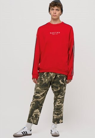 CARGO CAMOUFLAGE TROUSERS
