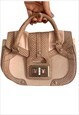 Playboy y2k pink silver logo bag