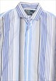 VINTAGE  RALPH LAUREN SHIRT STRIPED LONG SLEEVE BUTTON UP