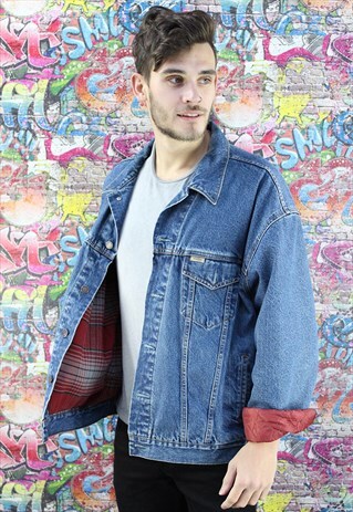 LEVI'S 80S BLANKET LINED VINTAGE DENIM JACKET. UNISEX.