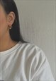 ALCHEMY. GOLD CRYSTAL HOOP EARRINGS