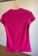 VINTAGE Y2K ROBERTO CAVALLI HOT PINK TEE