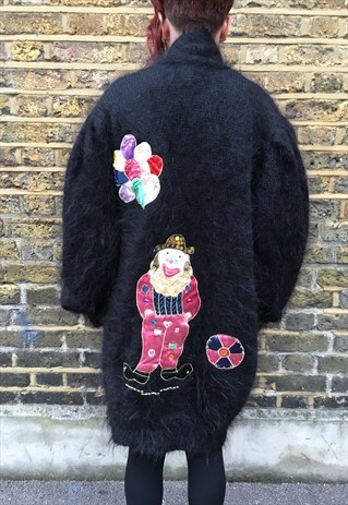 1980'S OVERSIZE MOHAIR CARDIGAN