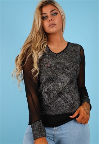 VINTAGE BLOUSE IN MULTICOLOUR NS217
